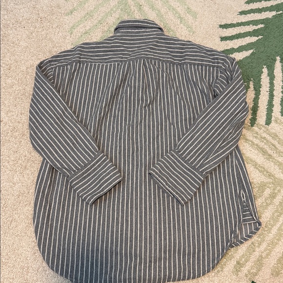 Madewell Charcoal and White Striped Top - Picture 4 of 4